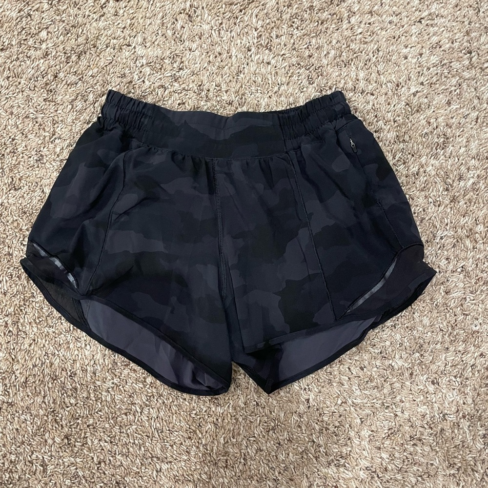 Black Camo Lululemon Shorts